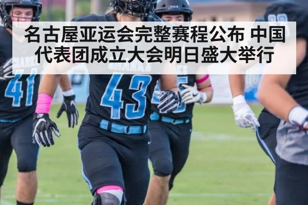 名古屋亚运会完整赛程公布 中国代表团成立大会明日盛大举行